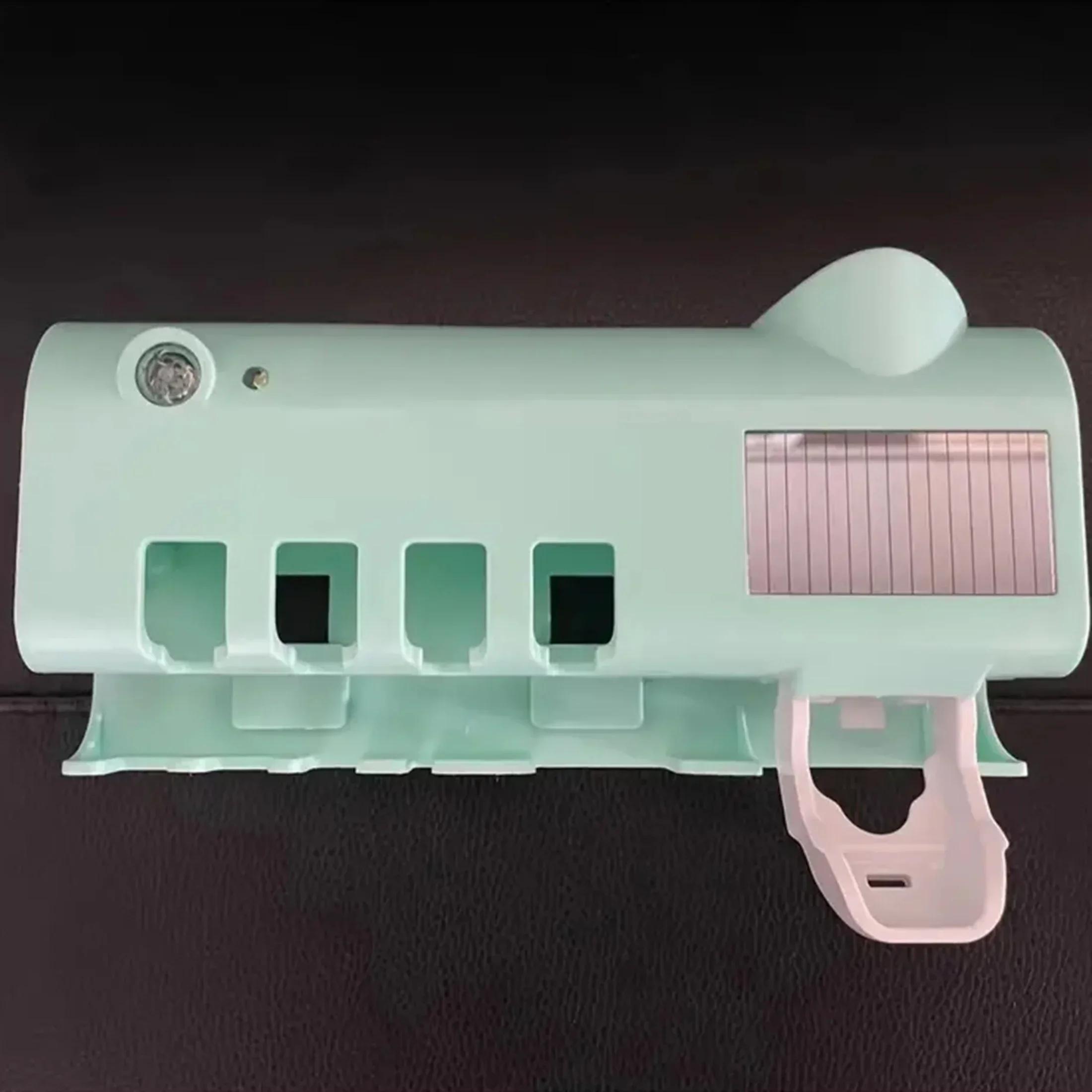 

Intelligent ultraviolet sterilization toothbrush holder multifunctional household toothbrush holder wall-mounted punching-free