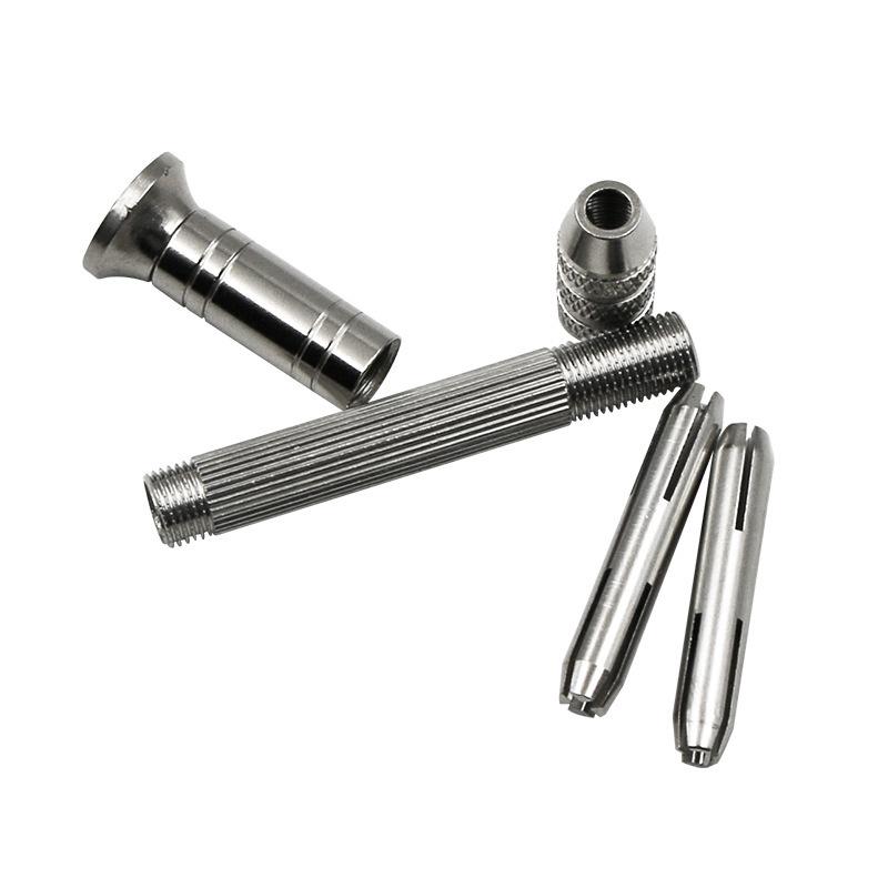 Mini Hand Drill Woodworking Tools Drilling Rotary Tool Manual Twist Drill Bit Watchmaker Pin Vice Watch Repair Tools