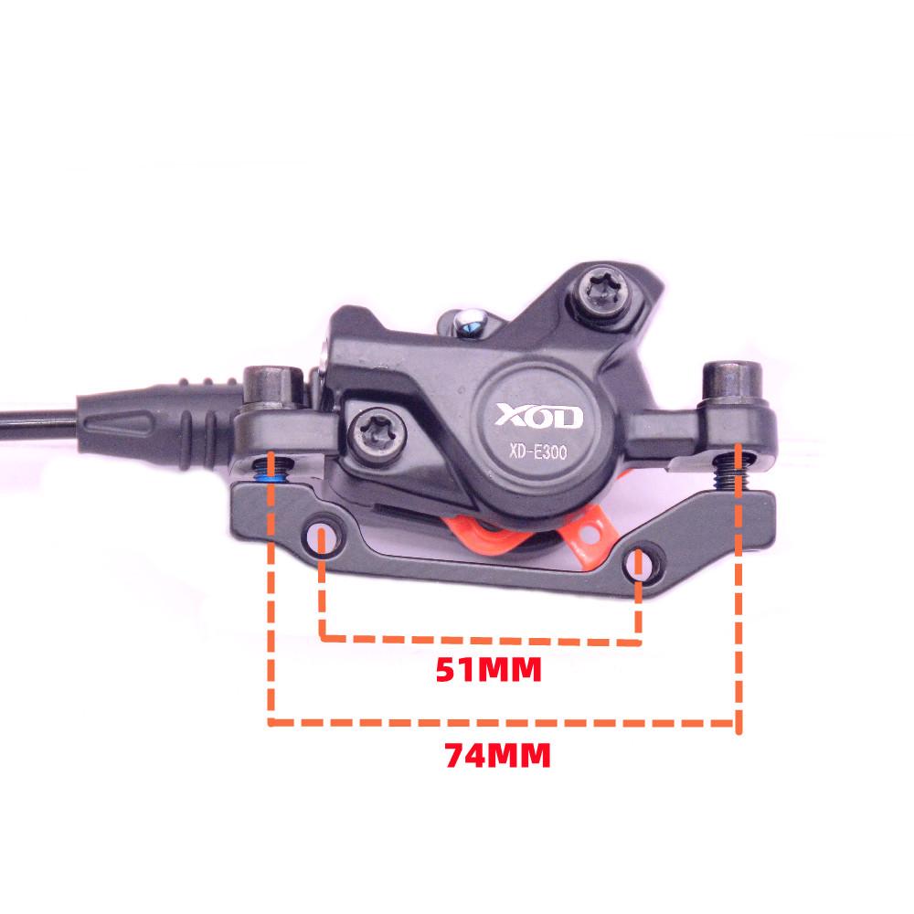 XOD Small Electric Bicycle with Oil Brake and SM Female Plug, Compatible with Split Electric Scooter and Lithium Battery