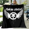 3D Tokio Hotel band printed blanket Kids Warm blanket Flannel Soft Cozy Blankets Sofa Bed Blanket Travel Blankets Birthday Gift