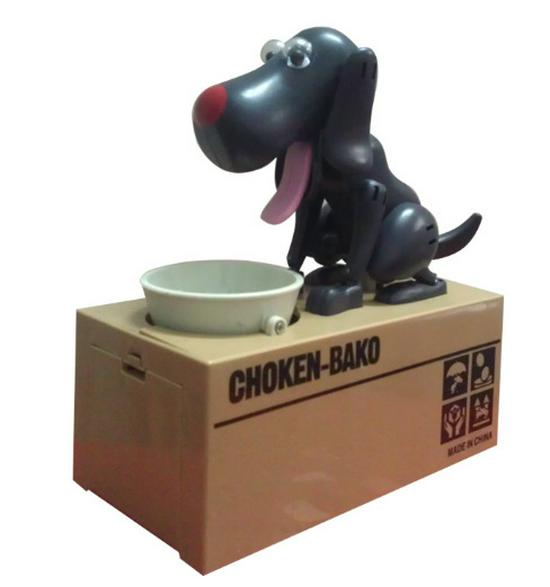 Creative Electric Cartoon Money-Eating Dog Piggy Bank - Lucky Dog Children's Birthday Gift