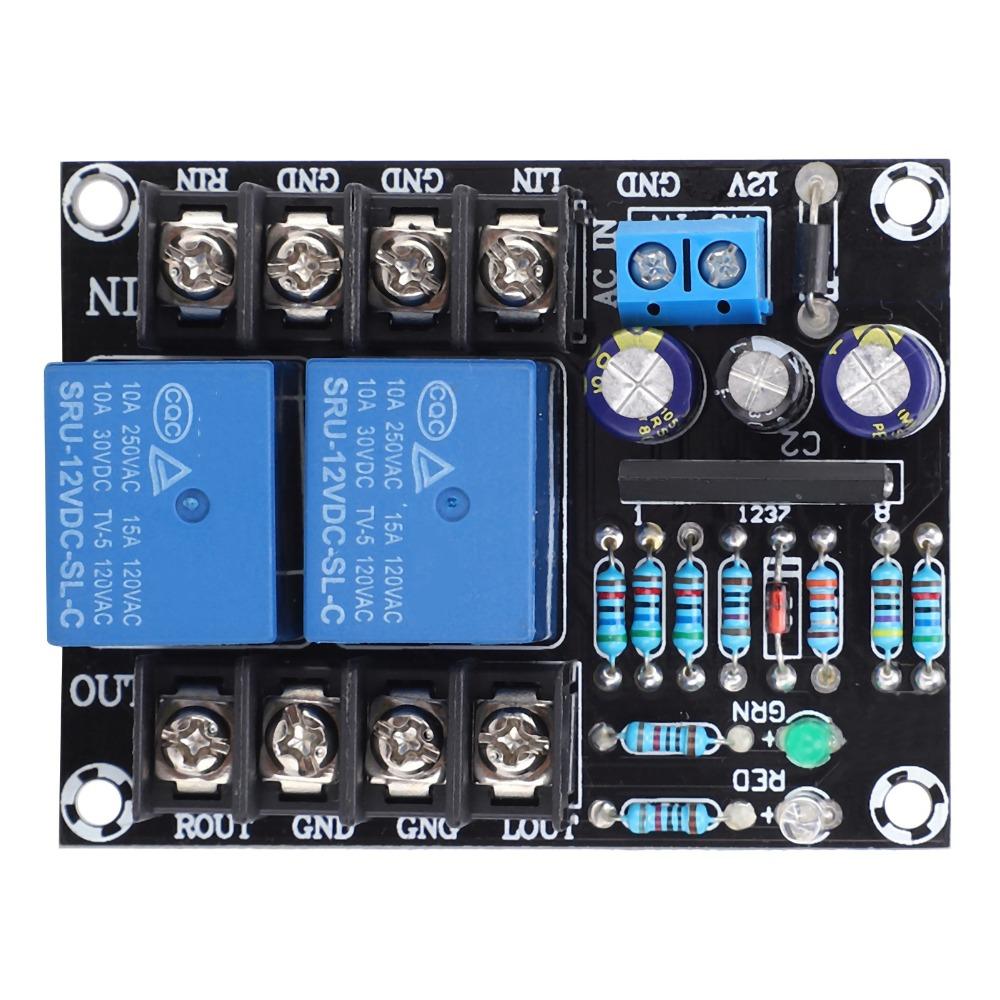 AC 12 -15V Speaker Protection Board Adjustable Dual Channel Module Speaker Circuit