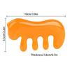 1 Pcs Big Teeth Head Acupoint 4-Tooth Meridian Blood Massage Comb Resin Large-Tooth Head Massage Tool 4-Paw Horse Shape Comb