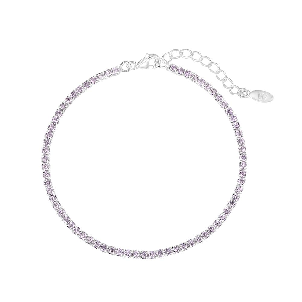 Westisland Silver Colored Stone Tennis Bracelet (Select 1 Of 5)_Ws058