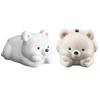 Tissue Box Cover Container Portable Decor Bear Creative Statue Support Napkin Box for Kitchen Cabinet Living Room Desktop Office
