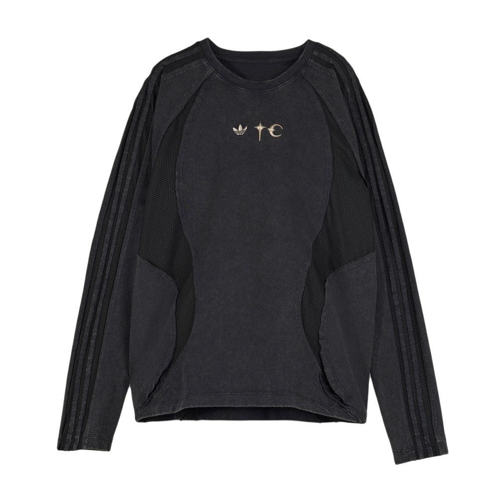 adidas x THUG CLUB TEAMGEIST Long-Sleeved T-shirt Black Men s KC2196 XS