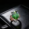 Customized Jewelry Jewelry Simulation Ruby Sapphire Ring 12X16 Pigeon Egg Emerald Ring Jewelry