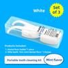Household Replaceable Tooth Cleaning Y-shaped Floss Holder Set with Box