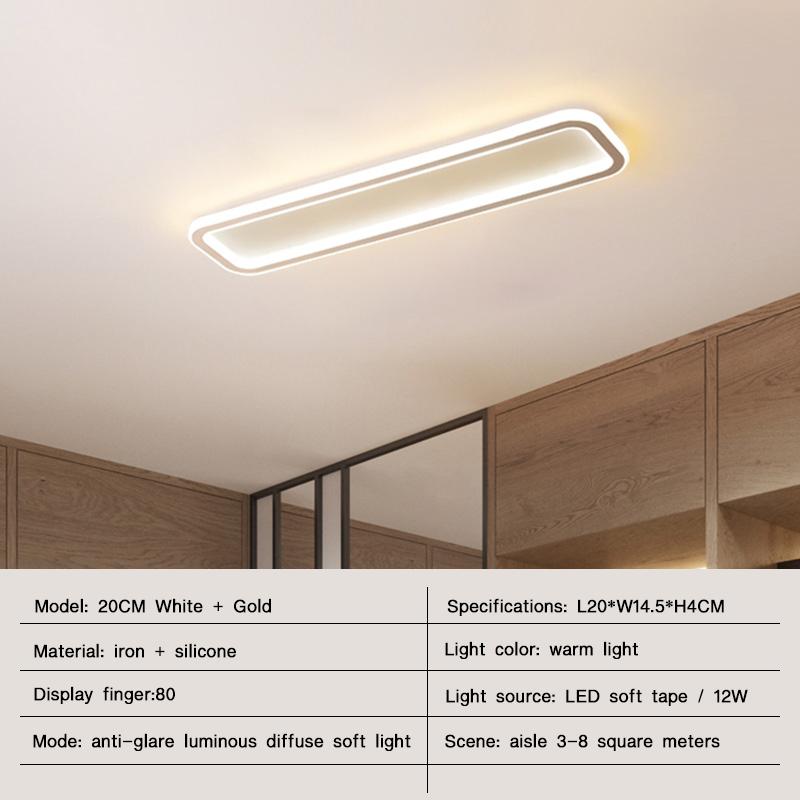 

Современные светодиодные потолочные светильники для спальни, гостиной, кухни, ванной, прихожей, балкона, минималистского дизайна, люстры для внутреннего освещения Natural White(no RC)