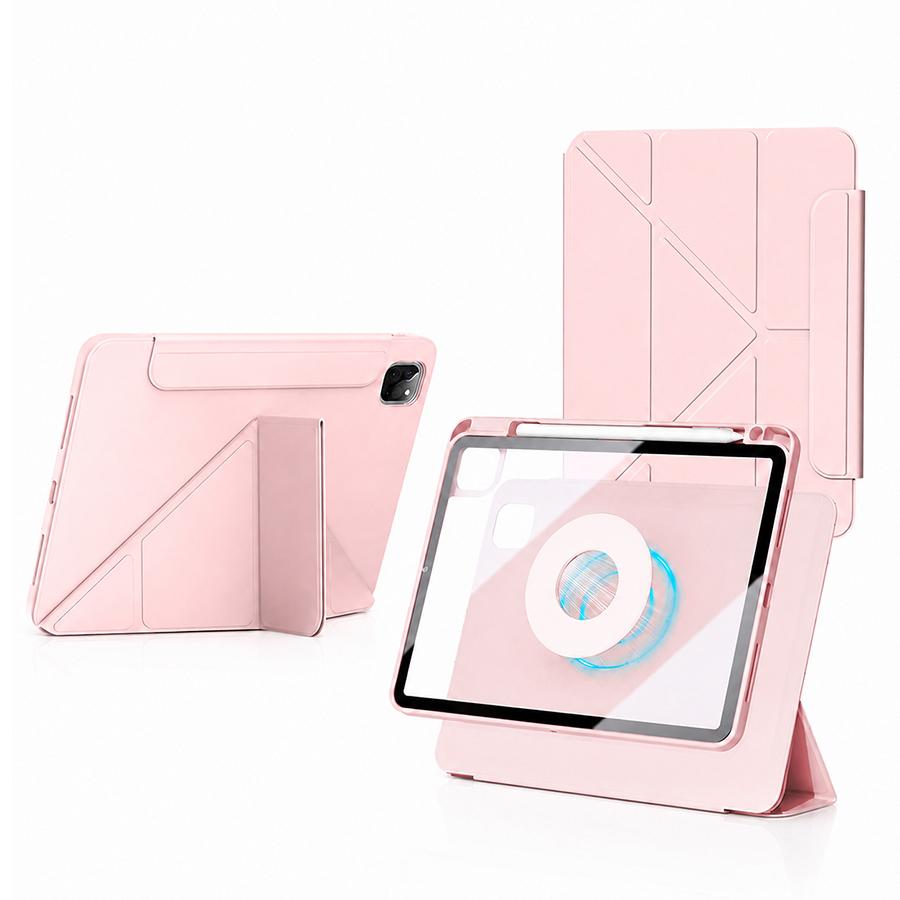 2-in-1 Detachable Magnetic ipad Case with Apple Pencil Holder, Smart Stand & Auto Wake/Sleep Function, Compatible with IPad9.7/10.2/10.5/10.9/11/