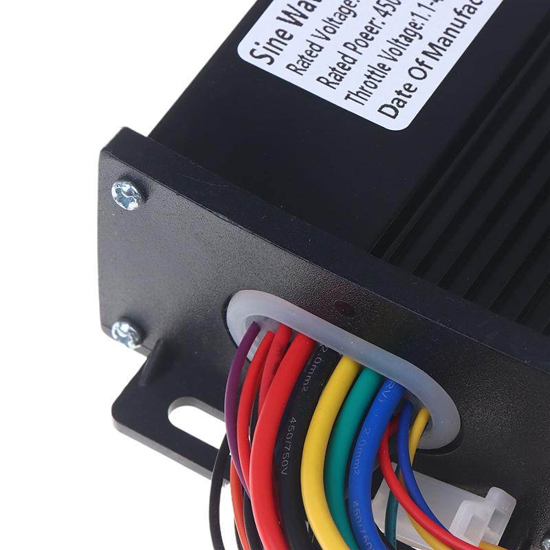 Controler motor fără perii cu undă sinusoidală 36V 48V 20A - 350W-500W Pentru bicicletă electrică, compatibil cu conectori SM