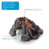 Creative Aquarium Volcano Ornament Mini Size Simulation Volcano Resin Rockery  Aquarium Use