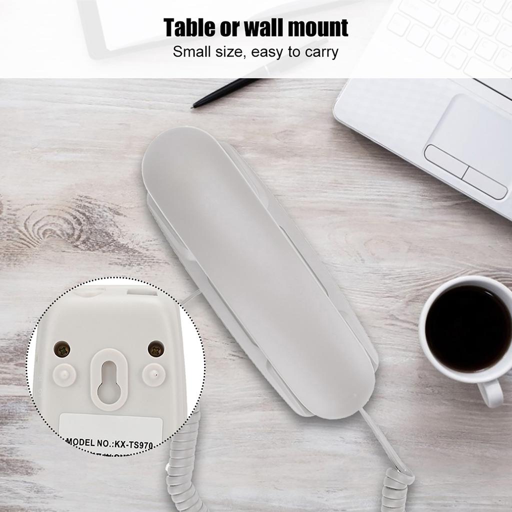 KX TS970 Wired English Hanging Telephone Available for UK (UK Telephone Line with Random Color)