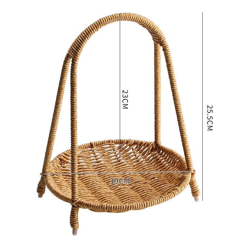 

European Style Rattan Look Serving Basket
