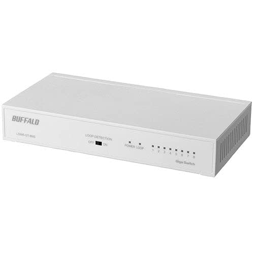 

LSW6-GT-8NS/DWH Giga 8 Port Switch Built-in Power Supply Metal with Magnet White