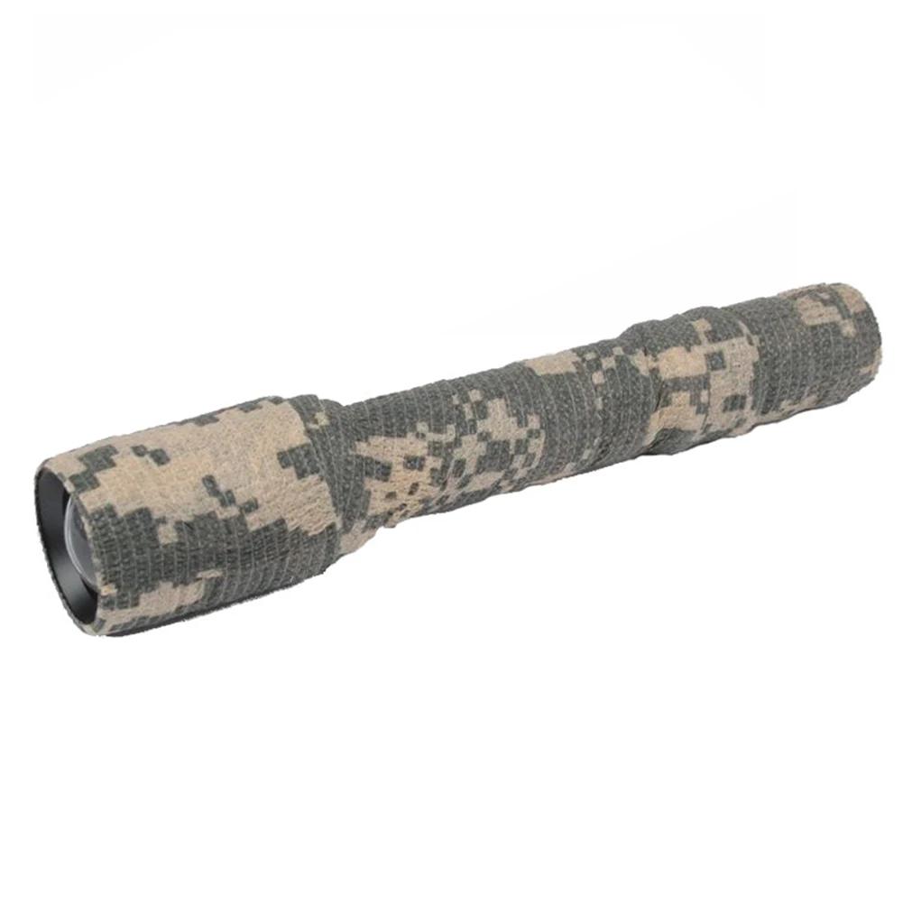 1 Roll U Pick 4.5m*5cm Waterproof Outdoor Camo Hiking Camping Hunting Camouflage Stealth Tape Wraps self adhesive