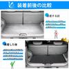 Mixsuper 3D Luggage Mat for Daihatsu Taft 2020 3D Cargo Mat with Antibacterial TPE Easy 1 Piece Taft LA900S/LA910S (June onwards) - Waterproof,