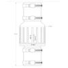 1PC Sewage Check Valve Silent Sewage Check Valve Features A Spring-loaded Flapper For Various Plumbing Systems Bathroom Parts