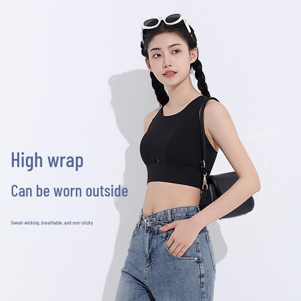 Plus Size High Impact Sports Bra, Beautiful Back Yoga Top (90-200 Jin)