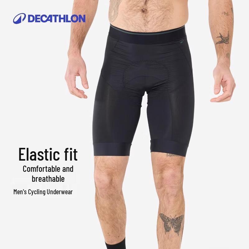 

Decathlon Men s Road Cycling Padded Underwear Shorts XL