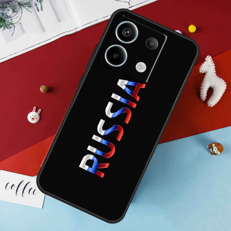 Russia Russian Flag Case For Xiaomi Redmi Note 13 Pro 14 12 11 10 15 Pro Plus Redmi 10C 12C 13C 14C 15C 15 Cover