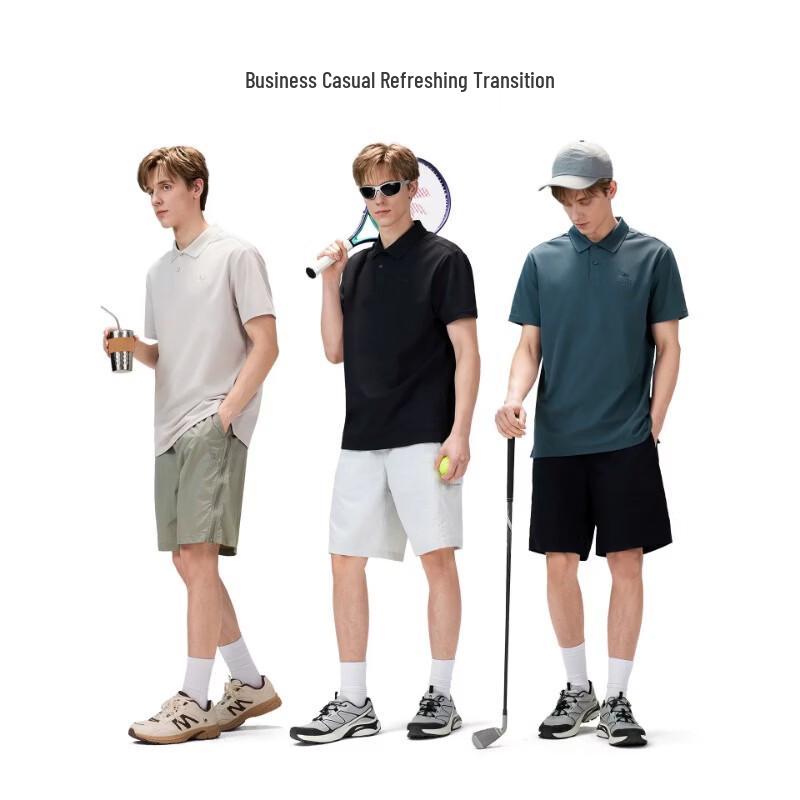 Camel Outdoor Quick-Dry Sun-Proof Polo Shirt