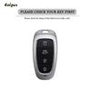 TPU Car Key Case for Hyundai Tucson Solaris Sonata Hybrid NEXO NX4 Santafe Dn8 4 Buttons 2020 2021 2022 Keyless Protection Cover