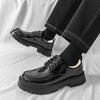 Große leichte Sohle Derby Schuhe Herren Freizeit Business Großer Kopf Fransen Urban Leder Schuhe Herren