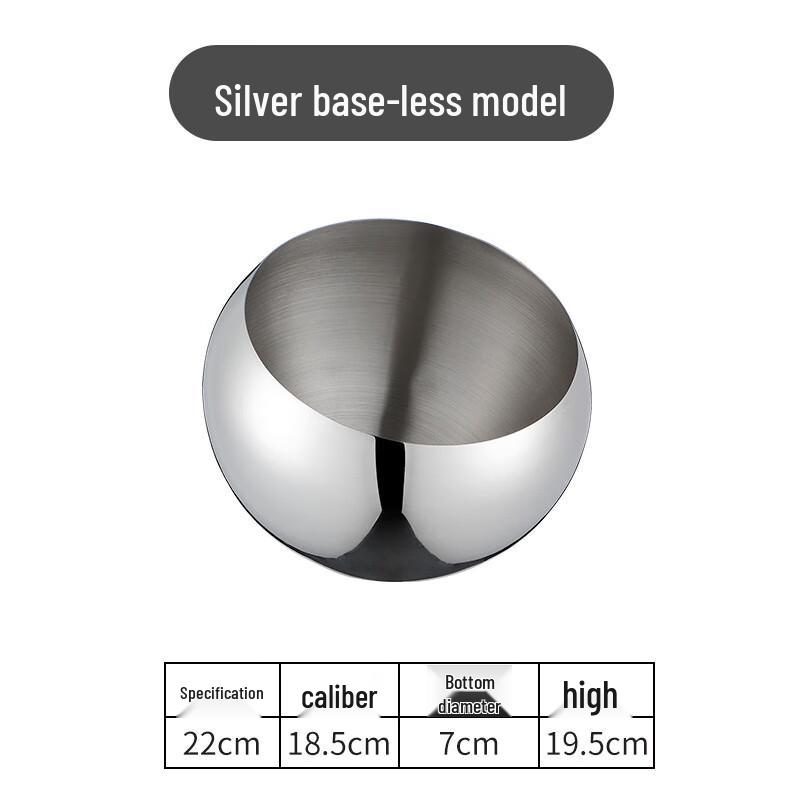 

Stainless Steel Slanted Serving Bowl