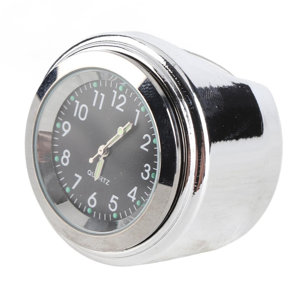22‑25mm Universal Motorcycle Handlebar Clock Metal Mount Hand Grip Bar Dial Watch