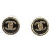 CHANEL  ABA005 Pierce black metal Women
