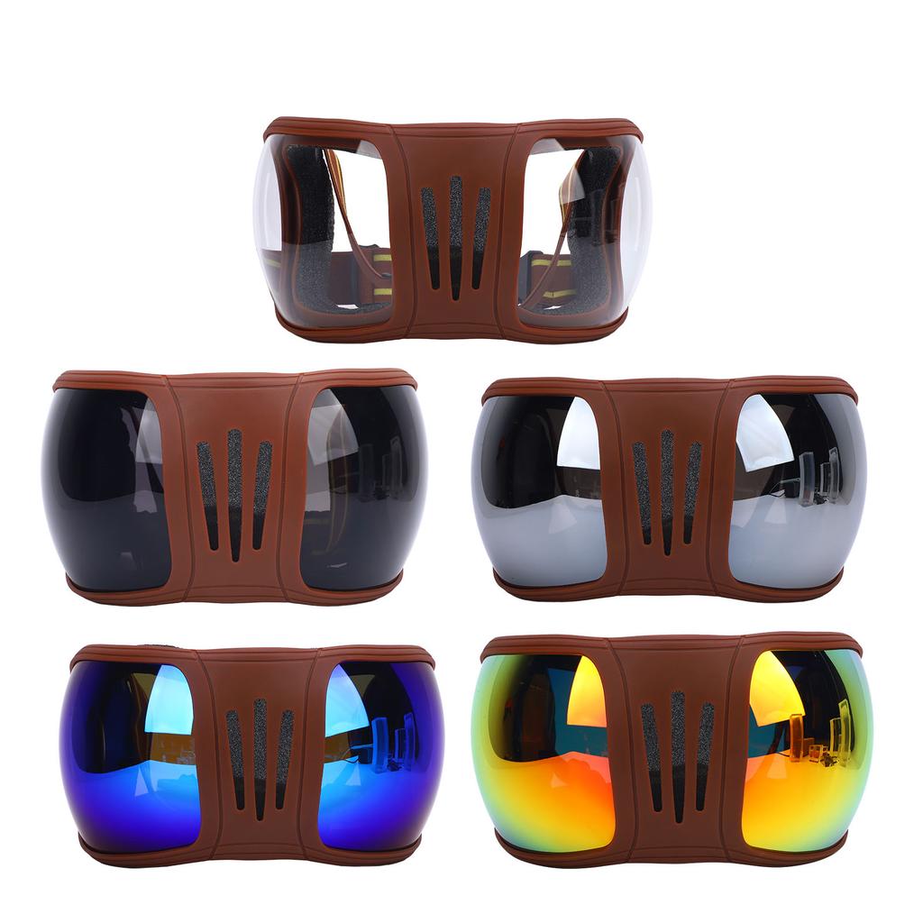 Sports Horse Glasses Multi Layers Sponge Adjustable Straps Stylish Windproof Horse Goggles for Ridin