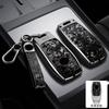 Zinc Alloy Leather Car Key Holder For Mercedes Benz A C E S G Class W177 W205 W213 X167 W222 Cla Gle Glb Gls Amg Maybach Key Fob