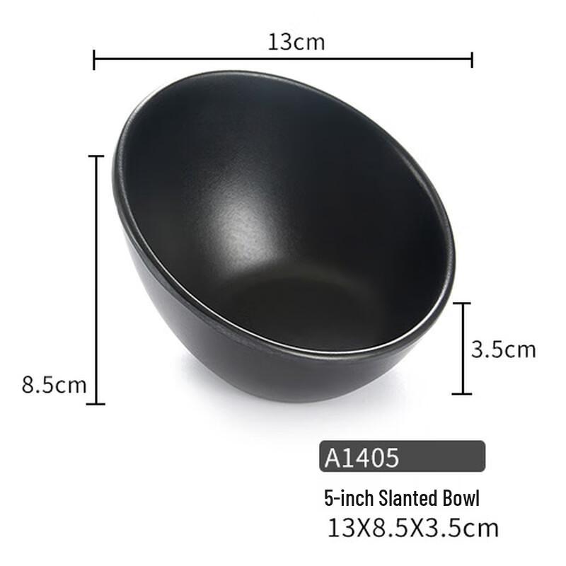 Melamine Slanted Food Bowl