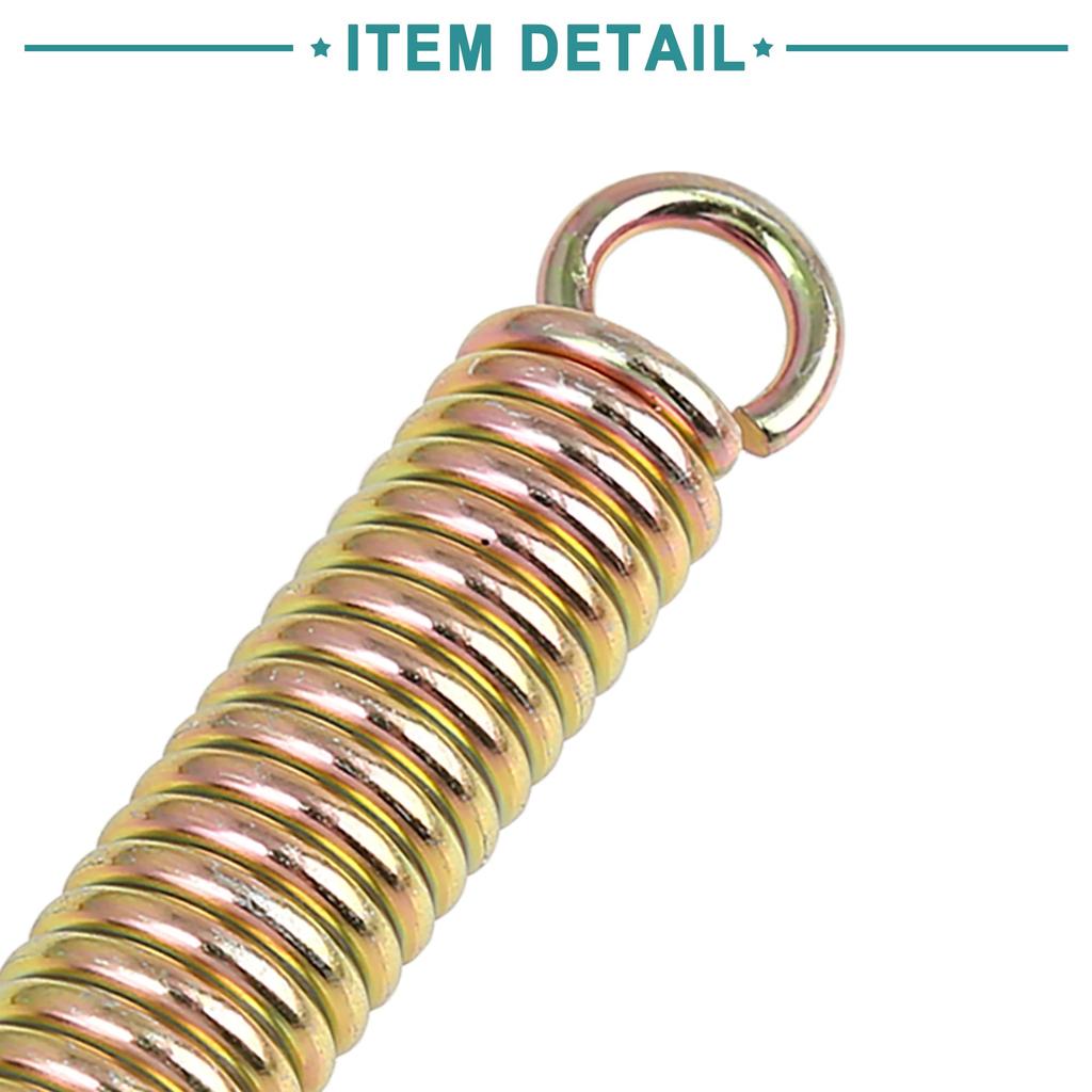 ACROPIX Motorcycle Side Stand Bracket Spring Kickstand Return Spring 9cm Length Fits Suzuki AX100 Bronze Tone 1pcs