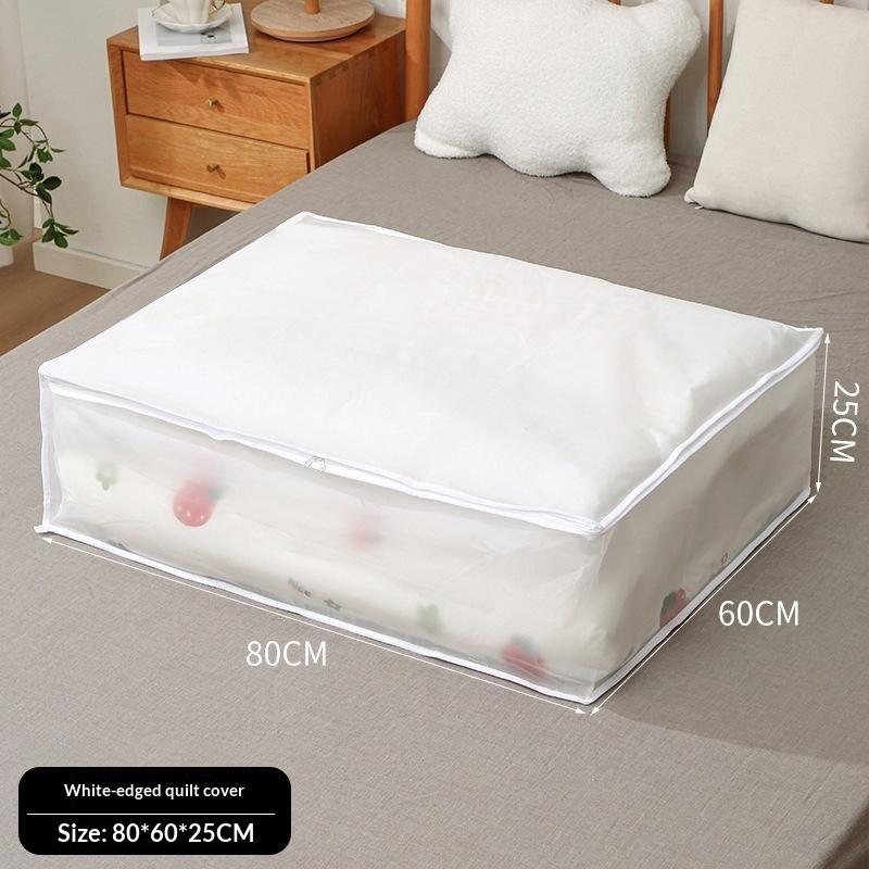 Underbed Storage Bag Foldable Quilt Bag Wardrobe Clothes Storage Waterproof Dustproof Organizer Large Capacity Storagebag