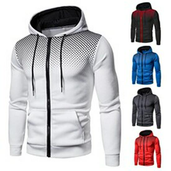 Men's Solid Color Hoodie and Pants Sports Set - Spring/Autumn Style