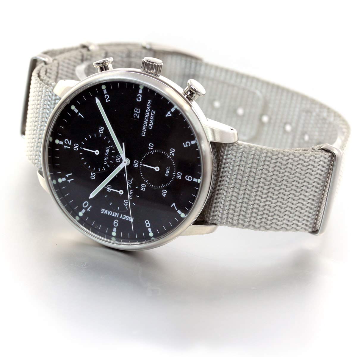 

ISSEY MIYAKE Watch C Sea Ichiro Iwasaki Design Chronograph NYAD005 [ISSEY MIYAKE] Men s