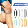 Silikon Patellasehnen Kniebandagen Knie Fixierschutz Patellastabilisator Knieband Unterstützung Hoch Elastisch Flexibel Sport