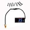 KOSO Water Temperature Gauge Mini Meter Thermometer Motorcycles Universal For XMAX300 250 NMAX155 CB400 CB500X Sensor Accessorie