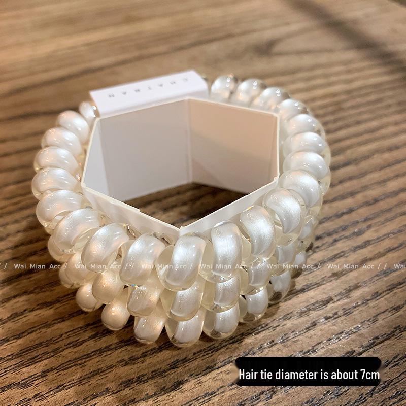 2024 Premium High-Elastic Hair Tie: No-Trace, High-End Ponytail Rubber Band Accessory