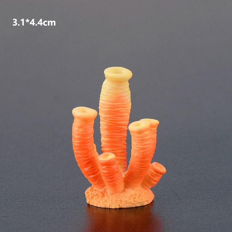 Buntes Harz-Korallenornament für Aquarien und Fischtanks