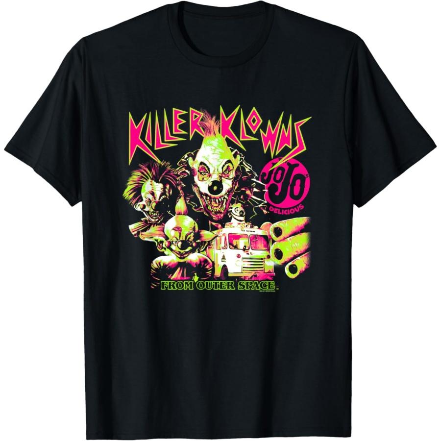 Killer Klowns from Outer Space JoJo Delicious Neon Poster T-Shirt S чёрный