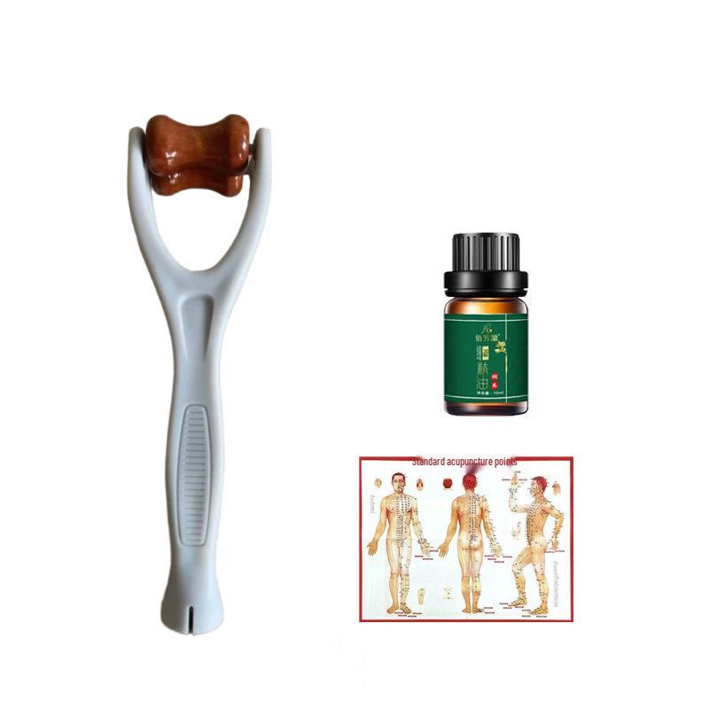 Holz Magnetische Perlen Finger Massage Roller