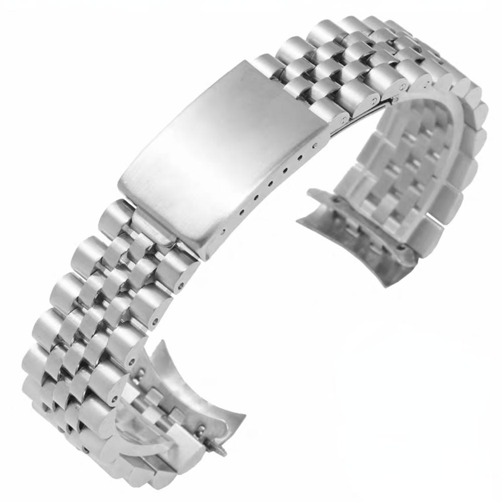 18/19/22mm/20mm Stainless Steel Luxury Strap For Rolex For Huawei GT6/5 Pro 46mm band Metal Solid Watch loop For Seiko Bracelet