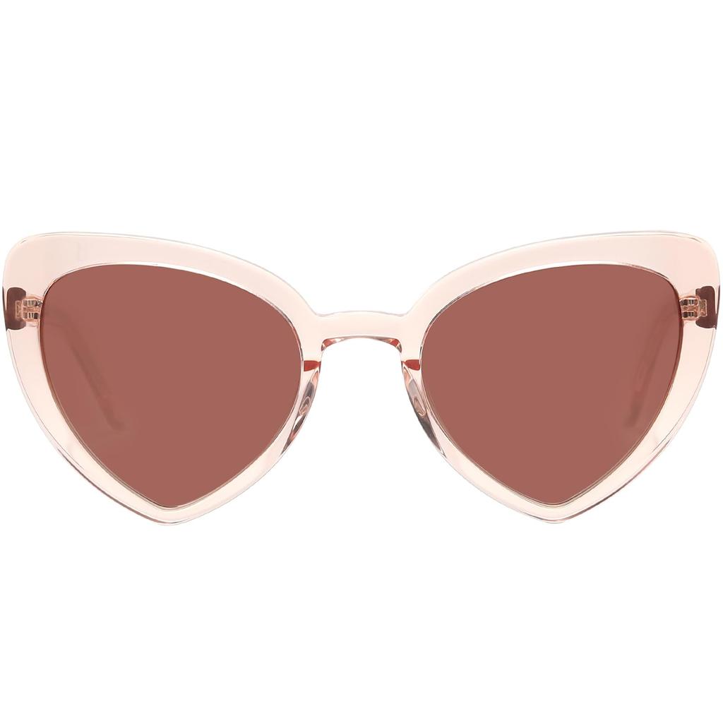 DUCO Polarized UV400 Stylish Driving 1206 Women's Sunglasses, Protection, Sunglasses, (Champagne-Brown)