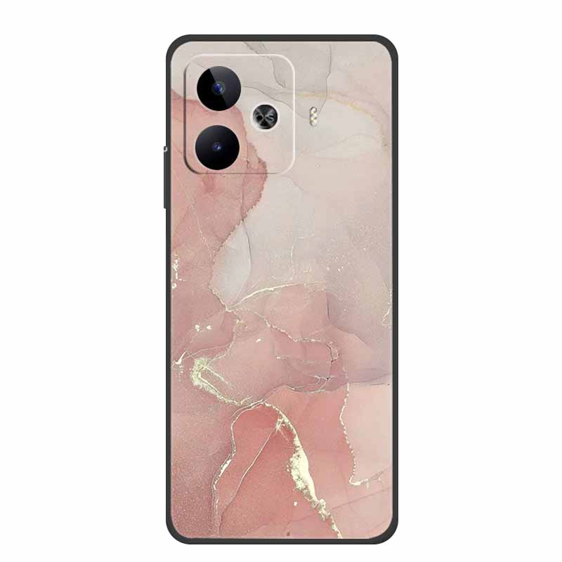 Case For Vivo iQOO Z9 Turbo Marble TPU Soft Silicone Back Cover For iQOOZ9 Turbo V2352A Phone Cases Shockproof Mica Painted Capa