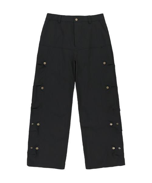 THE COLDEST MOMENT Tcm Vintage Saw Blade Pants (Black)