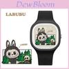 Stylish Cartoon Labubu Silicone Quartz Watch For Students And All Ages