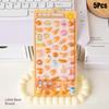 5Pcs Cute Cartoon Animals Stickers 3D Relief Stickers Scrapbooking Diy Diary Cup Decoration Journaling Stationery Sticker